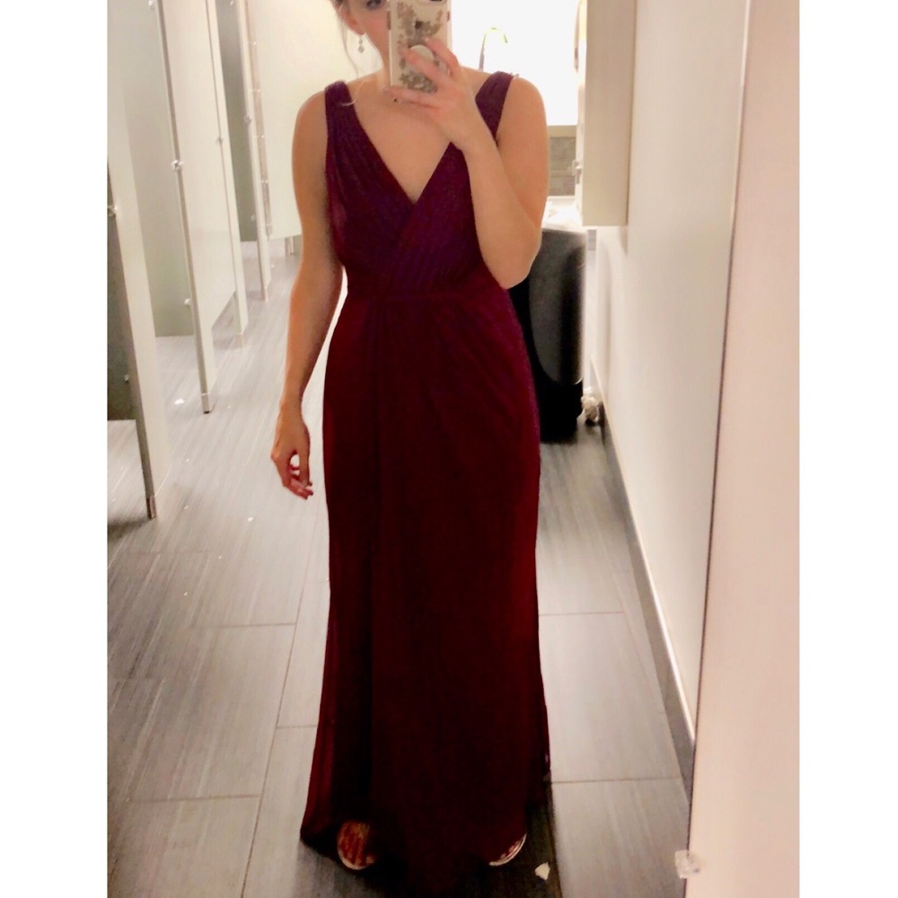 David’s Bridal Sangria Size 10 - Not Altered